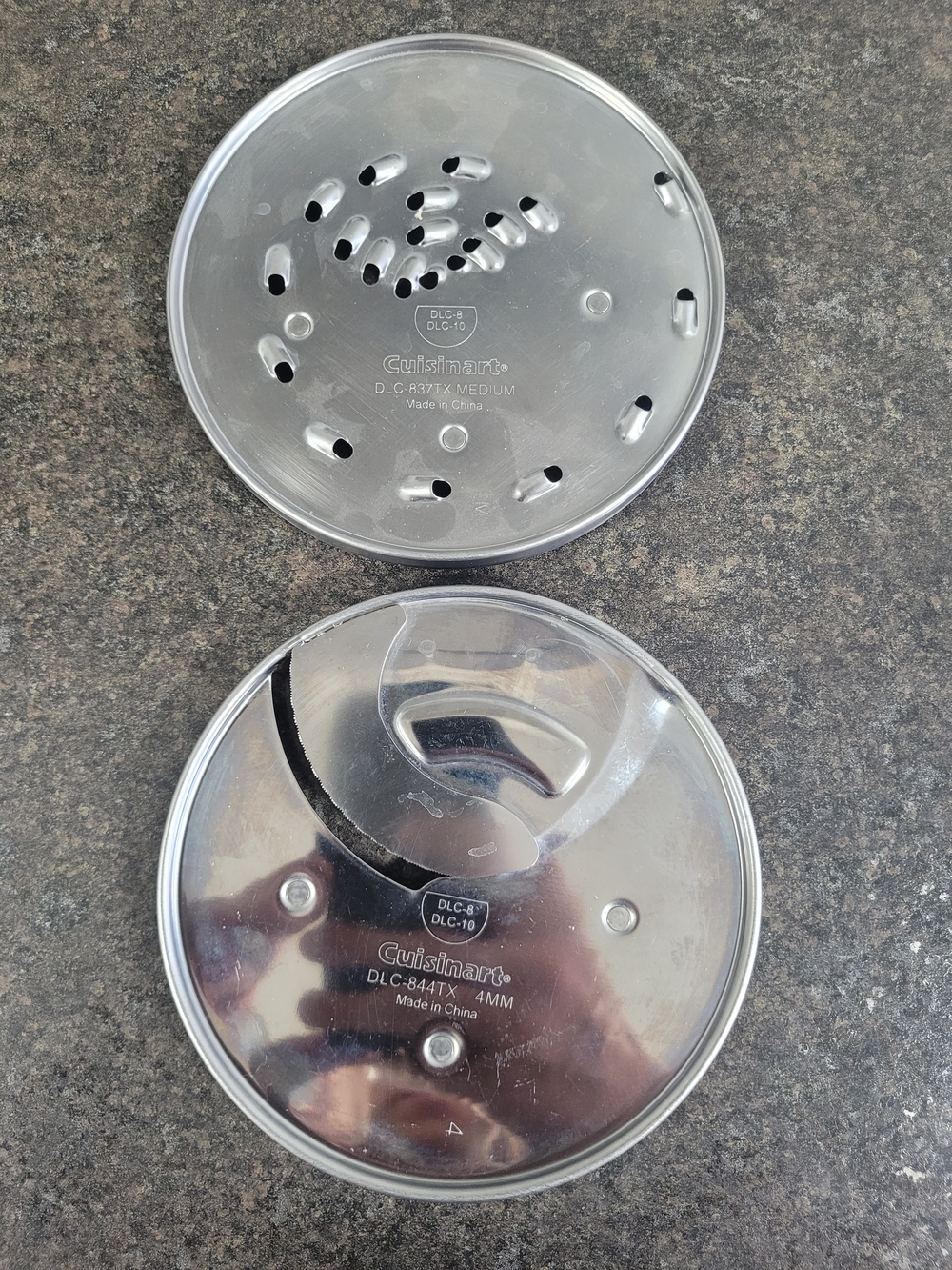 Cuisinart Food Processor Stainless Shred/ Slice Disc Set - DLC8 And DLC10 Models